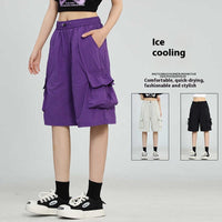 Men's Summer Ice Silk Cool Feeling Fifth Pants