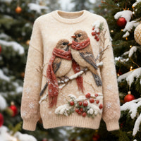 Womens Adorable Christmas Flannel Hoodie With Long Sleeves