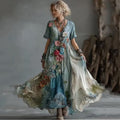 Women's Loose Printed Skirt New Style Dress