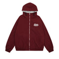 Double-sided Loose Casual Letter Hooded Jacket