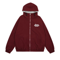 Double-sided Loose Casual Letter Hooded Jacket