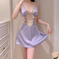 Sexy Pure Desire Nightdress For Women Lace Suspenders Pajamas