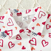Christmas Shirt Children's Short-sleeved Shorts Two-piece Set