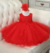Korean children's dress skirt girls gold lace applique dress