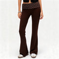 Women's Casual Solid-Colored Slim-Fit Pants