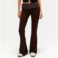 Women's Casual Solid-Colored Slim-Fit Pants