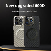 Rotating Aluminum Alloy Bracket Carbon Fiber Pattern Drop-resistant Texture Shell