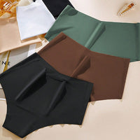 High Waist Plus Size Underwear Women's Half Sheath High Open Briefs