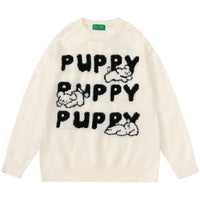 Cartoon Rabbit Soft Glutinous Mink Sweater Men And Women Loose Fashion