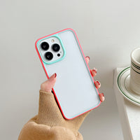 Simple Color Contrast Color Frame Mobile Phone Case