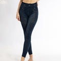 Comfortable Four-way Stretch Cotton Leggings With A Tummy-control Design
