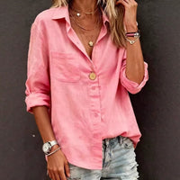 Cardigan Multi Color Cotton Top Shirt