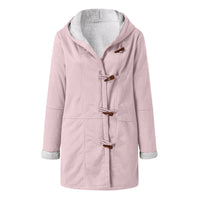 New Coat With Cashmere Fur Collar Pockets Women's