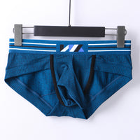 Mid Waist Men's Ice Silk Elephant Trunk Briefs