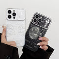 Pleated Bracket Phone Case Metal Planet
