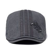 Men's Letter Beret Breathable Sun Hat