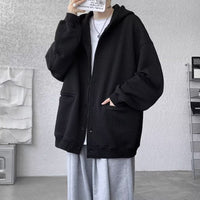 Waffle-Weave Corduroy Cardigan Sweater Mens AutumnWinter