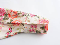 Women's Casual All-match Flower Print Shirt