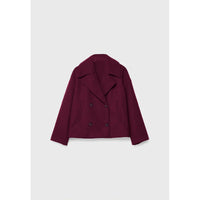 Ins Double-breasted Lapel Blazer Jacket Fashion Loose Woolen Short Coat Elegant Commuting Women's Clothing