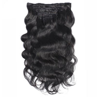 Hairpiece Clip Extensions Body Wig Clip In Human Hair Extension