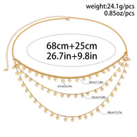 Fashion XINGX Waist Chain Butterfly Chain For Women