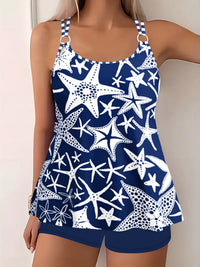 Split Swimsuit Two Piece Suit