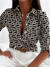 Women's Long-sleeved Blouse Sexy Fashion