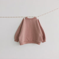 Children's Korean Style Embroidered Pear Sweatshirt