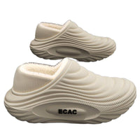 New Warm, Fleece-lined, Thickened Indoor House Slippers With Non-slip, Waterproof Soles