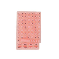 91 Button For Desktop And Notebook Computer Silicone Keyboard Stickers