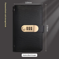 New Cash Savings Book Financial Storage Book Password Lock Savings Clip