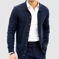 Loose Slimming And Fashionable Single-breasted Sweater Coat