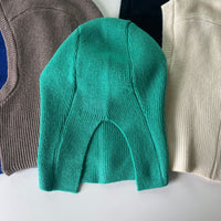 Women's Warm Integrated Bib Knitted Hat