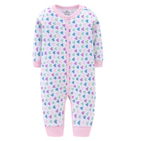 Pure cotton flat foot one-piece baby romper