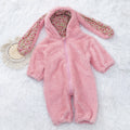 Cartoon Rabbit Baby Jumpsuit Plush Thickening