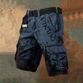 Trendy 3D Digital Printing Stylish Zipper Men's Shorts