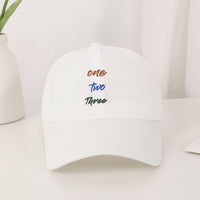 Men's Solid-color Embroidered Letter Baseball Cap Quick-drying Breathable With Ventilation Holes Lightweight Style Casual Sports Style Baseball Cap For Outdoor Hiking And Traveling