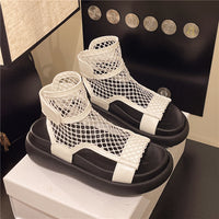 Knitted Hollow-Out Sandals Women's Summer New Style