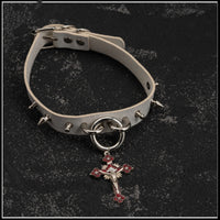 Charm Set Handmade Fake Collar Cross Necklace