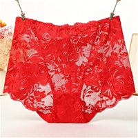 Hollow rose briefs