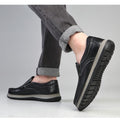 Men's Casual Waterproof Lightweight Leather Shoes