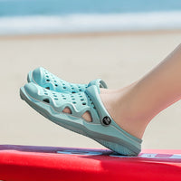 Non-slip jelly hole shoes
