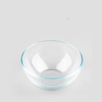 Solid wood double bowl glass cat bowl