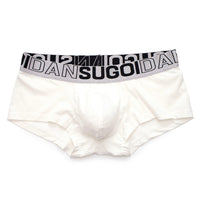 Men's Modal Cotton Low Waist Tight-fitting Solid Color Boxers Underwear