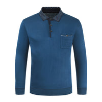 Korean Men's T-shirt Autumn And Winter New Style Amazon  Jacket Personality Lapel