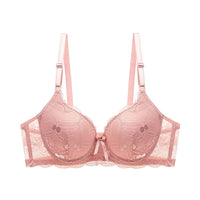 Lace Hollow Massage Push Up Bras Underwear For Women