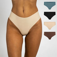 Women's Pure Color Seamless Sports Ultra-fine Underwear