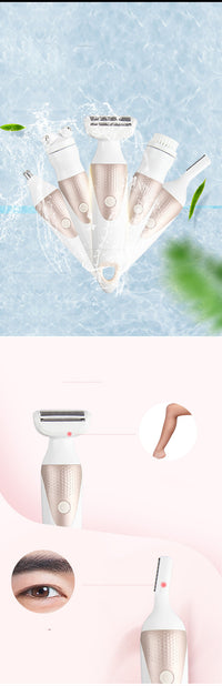 Shaving eyebrow hair removal instrument