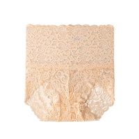 Lace High Waist  See-through Briefs For Ladies