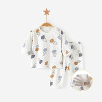 Pure Cotton Boneless Baby Clothes In Air-conditioned Room Suit Summer Thin